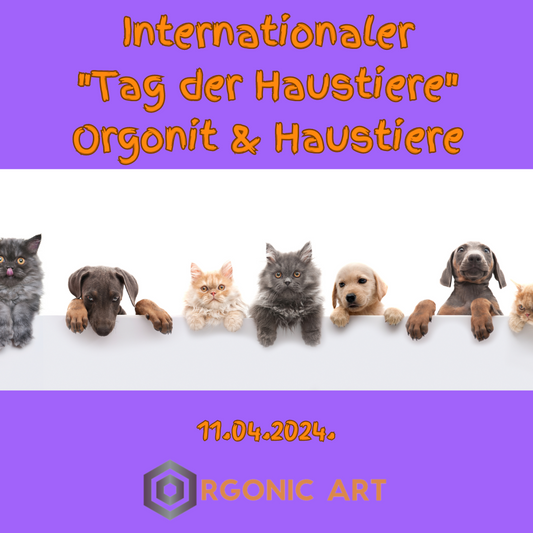 Internationaler "Tag der Haustiere": Orgonit & Haustiere