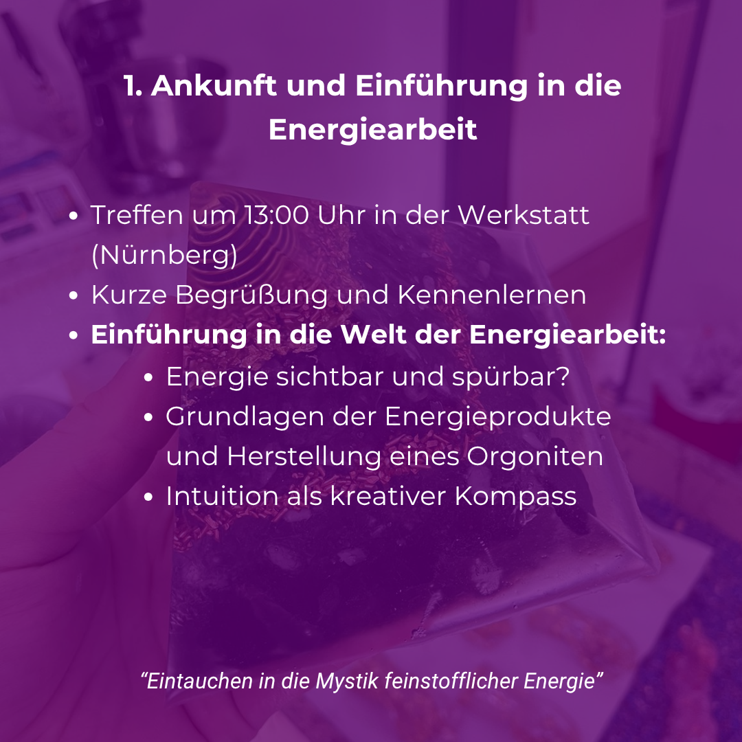Orgonit Workshop