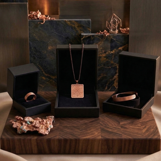 Kupfer-Schmuck "Gaia-Siegel"