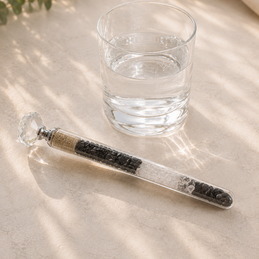 Edelstein Wasserstab "Edelschungit"