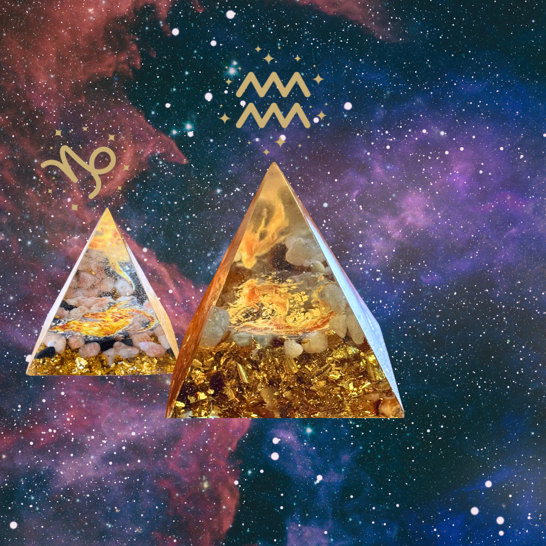 Sternzeichen Orgonit Pyramide