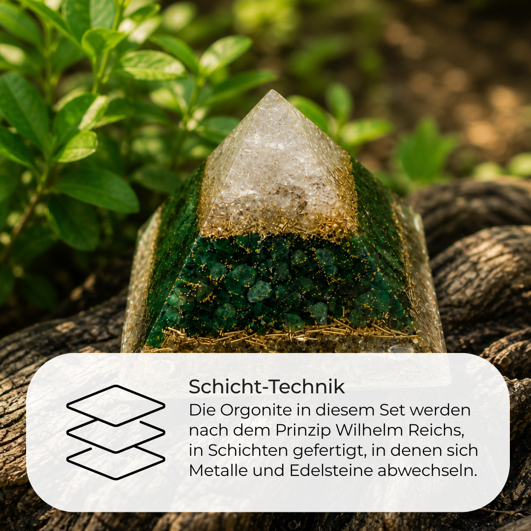 3 Orgoniten im Set - 