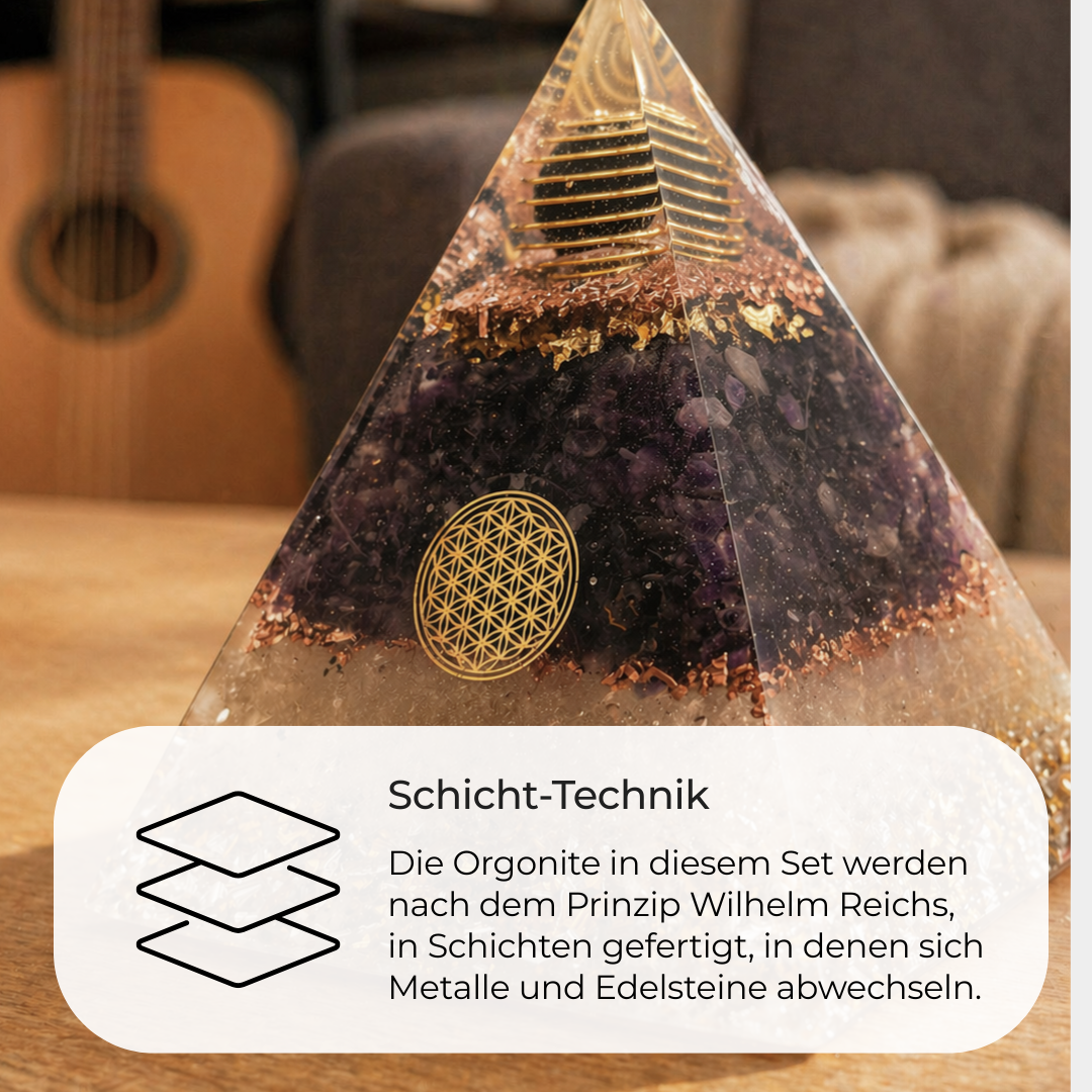 3 Orgoniten im Set - 