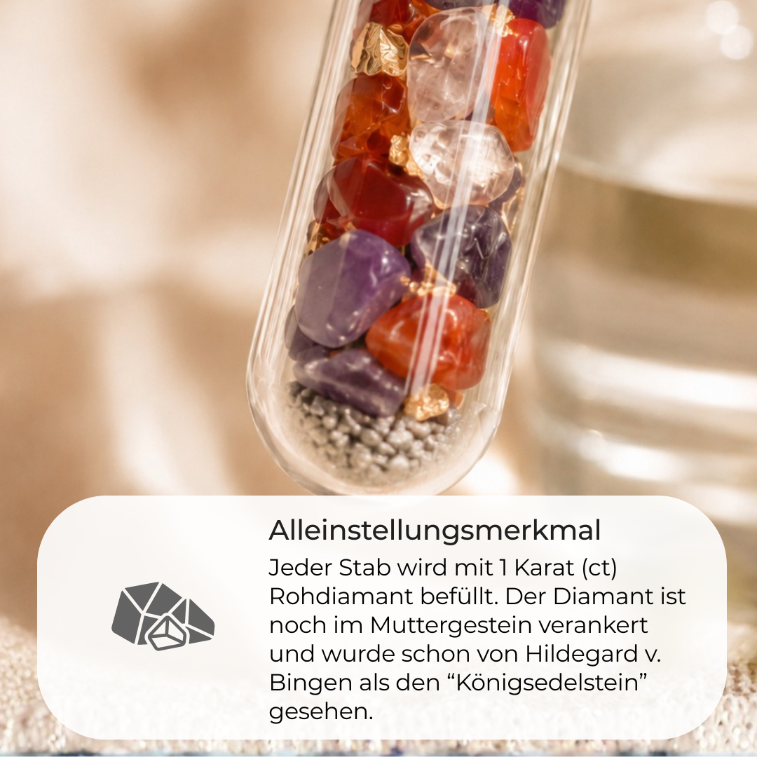 Edelstein Wasserstab 