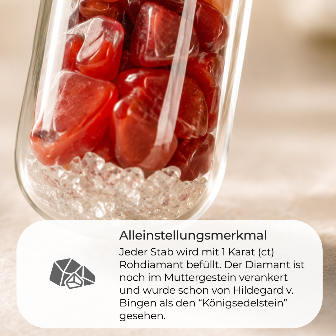 Edelstein Wasserstab 
