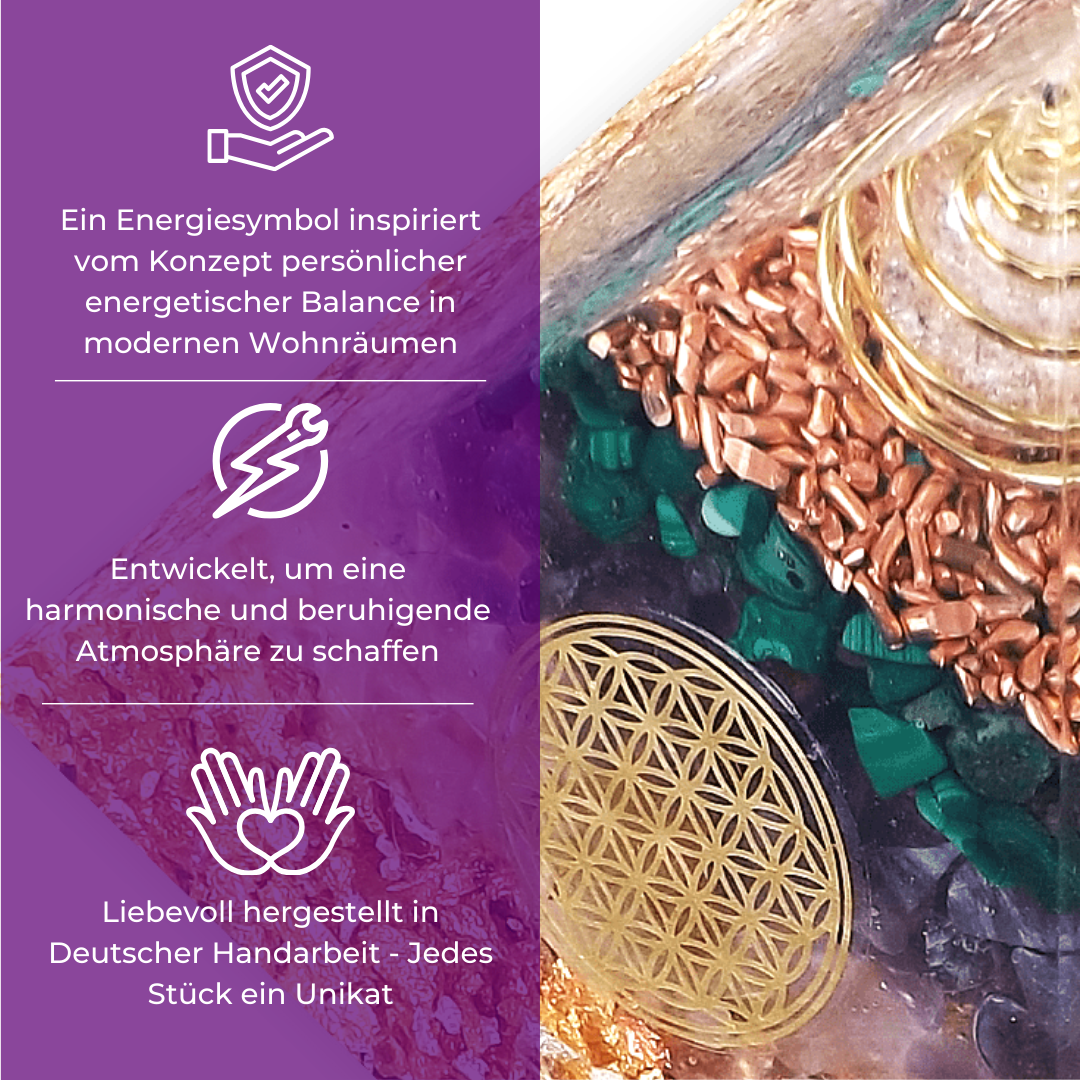 Orgon Generator Pyramide - Innere Balance, Konzentration