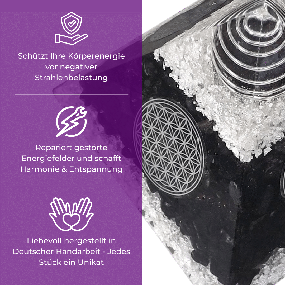 Edelschungit Pyramide - Schutzschild, Regeneration