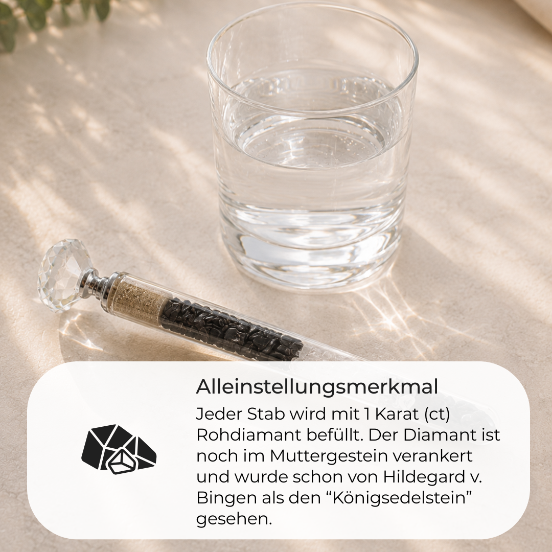 Edelstein Wasserstab 