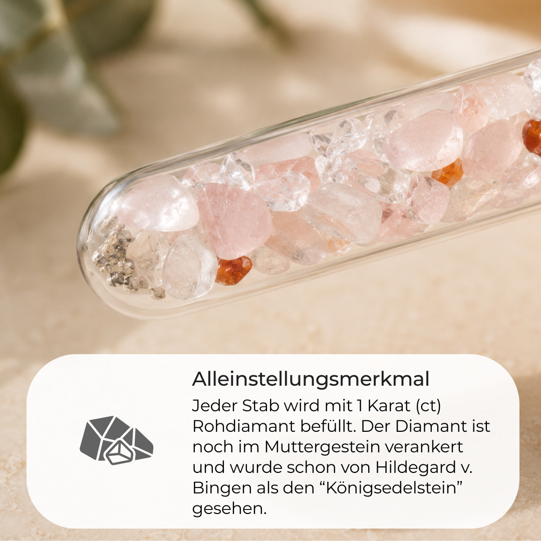 Edelstein Wasserstab 