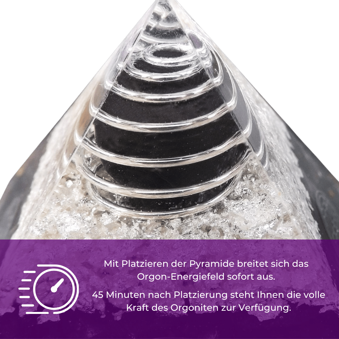 Edelschungit Pyramide - Schutzschild, Regeneration