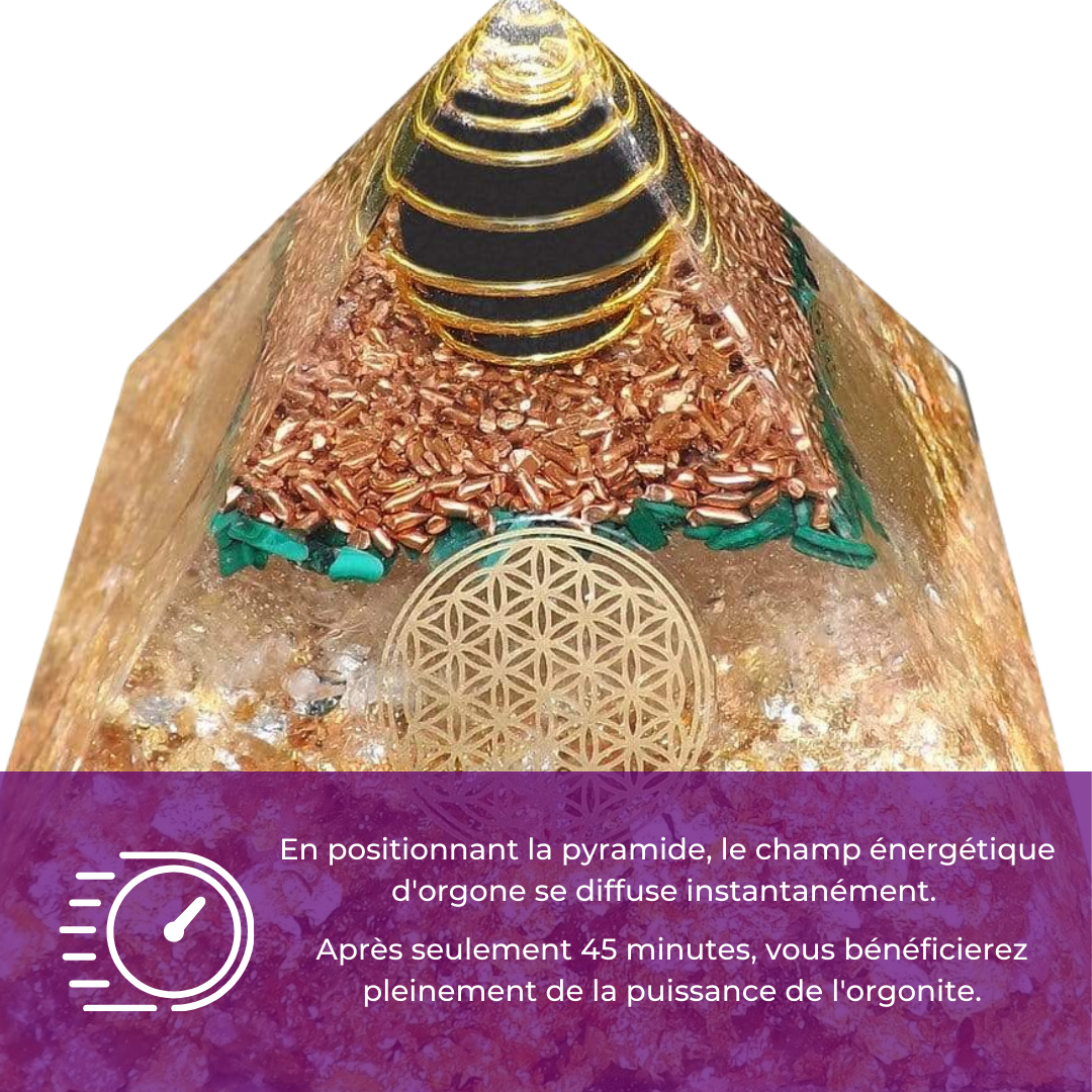 Pyramide Orgonite - Clarté, Concentration