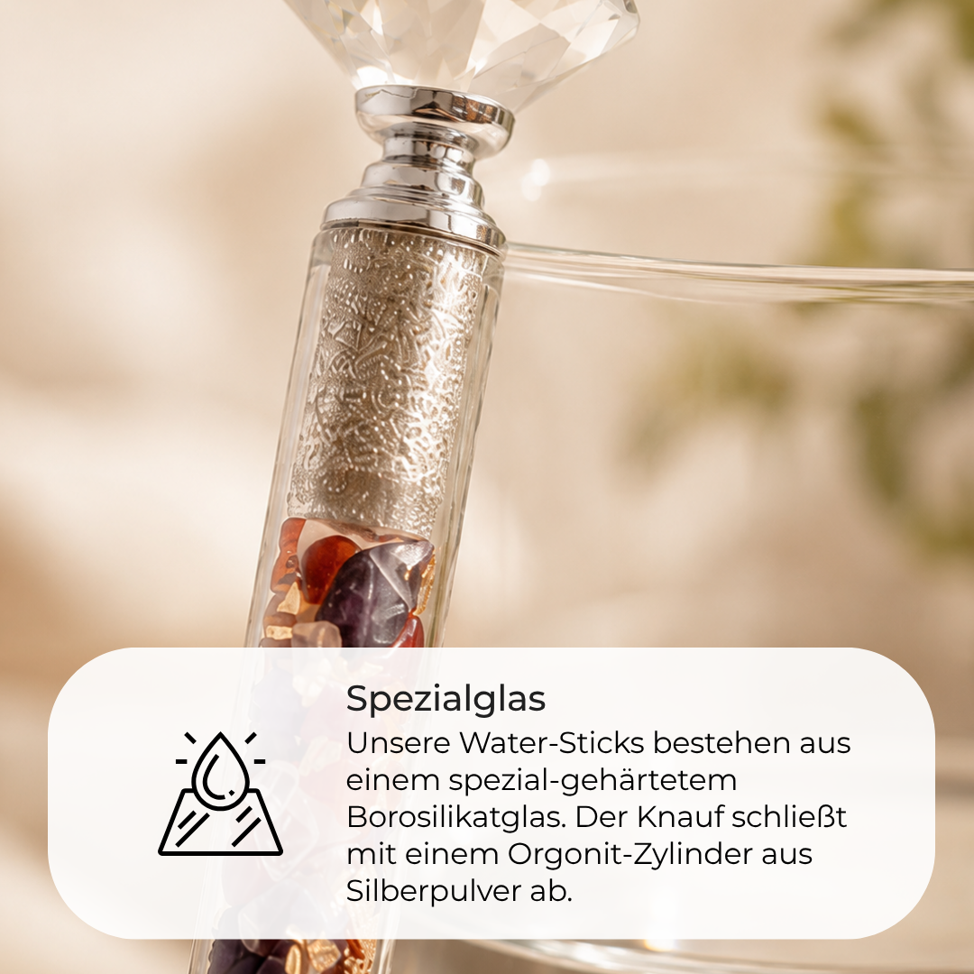 Edelstein Wasserstab 