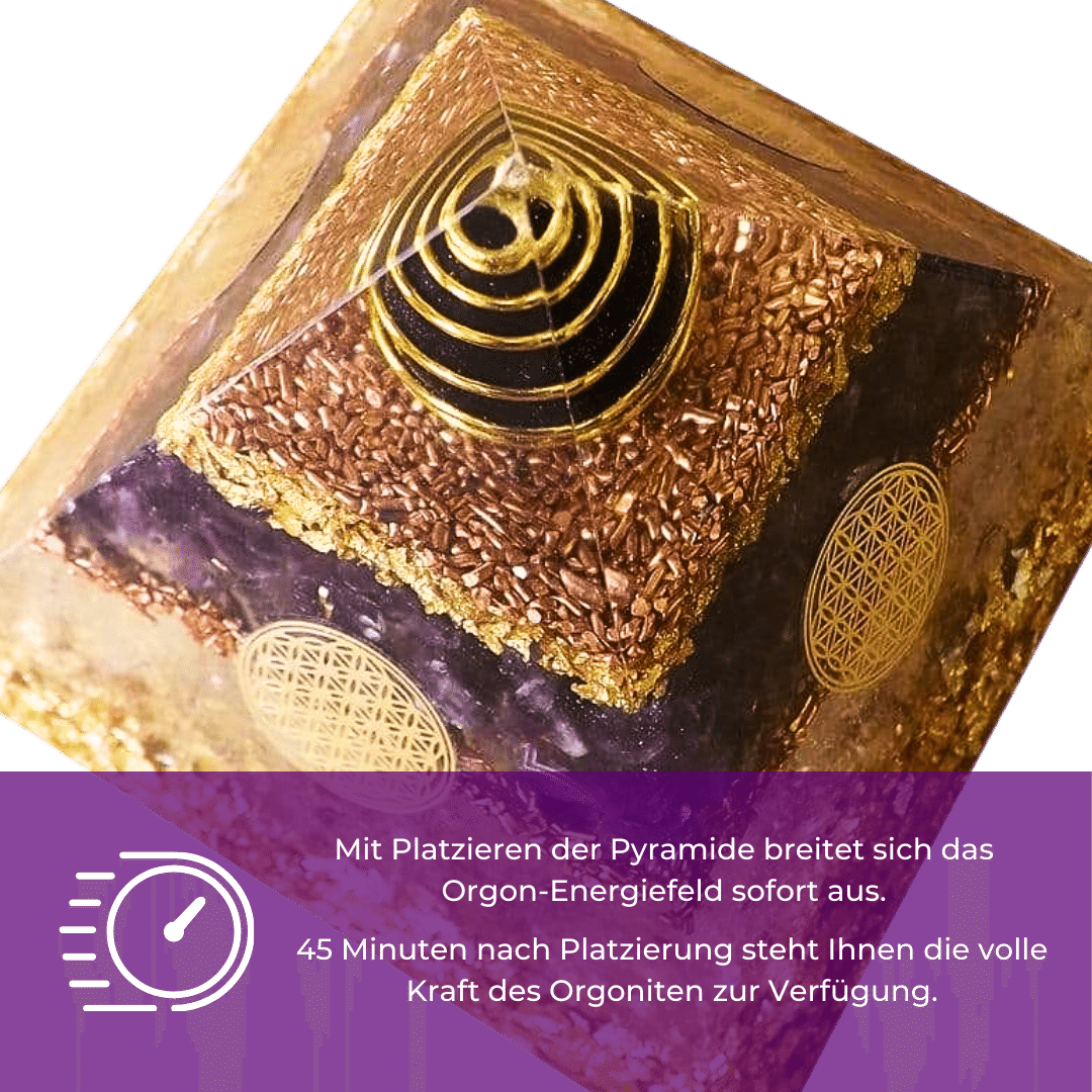 Orgon Generator Pyramide Groß - Innere Harmonie, Zellschutz