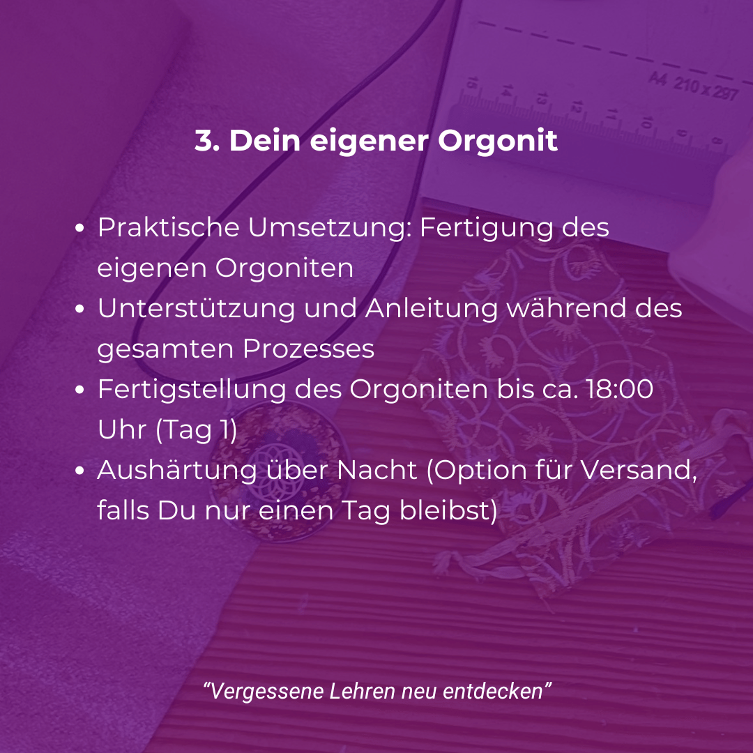 Orgonit Workshop