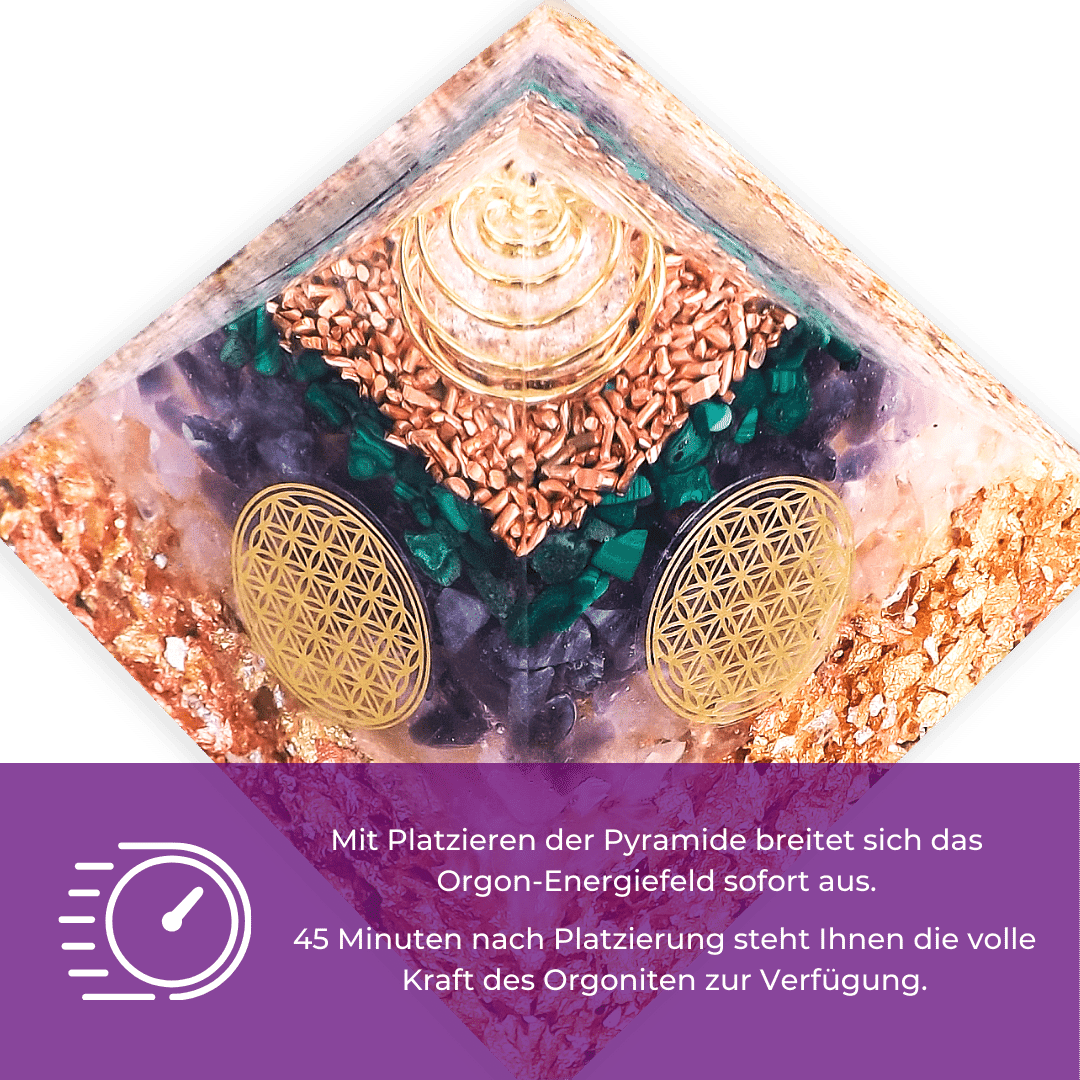 Orgon Generator Pyramide - Innere Balance, Konzentration