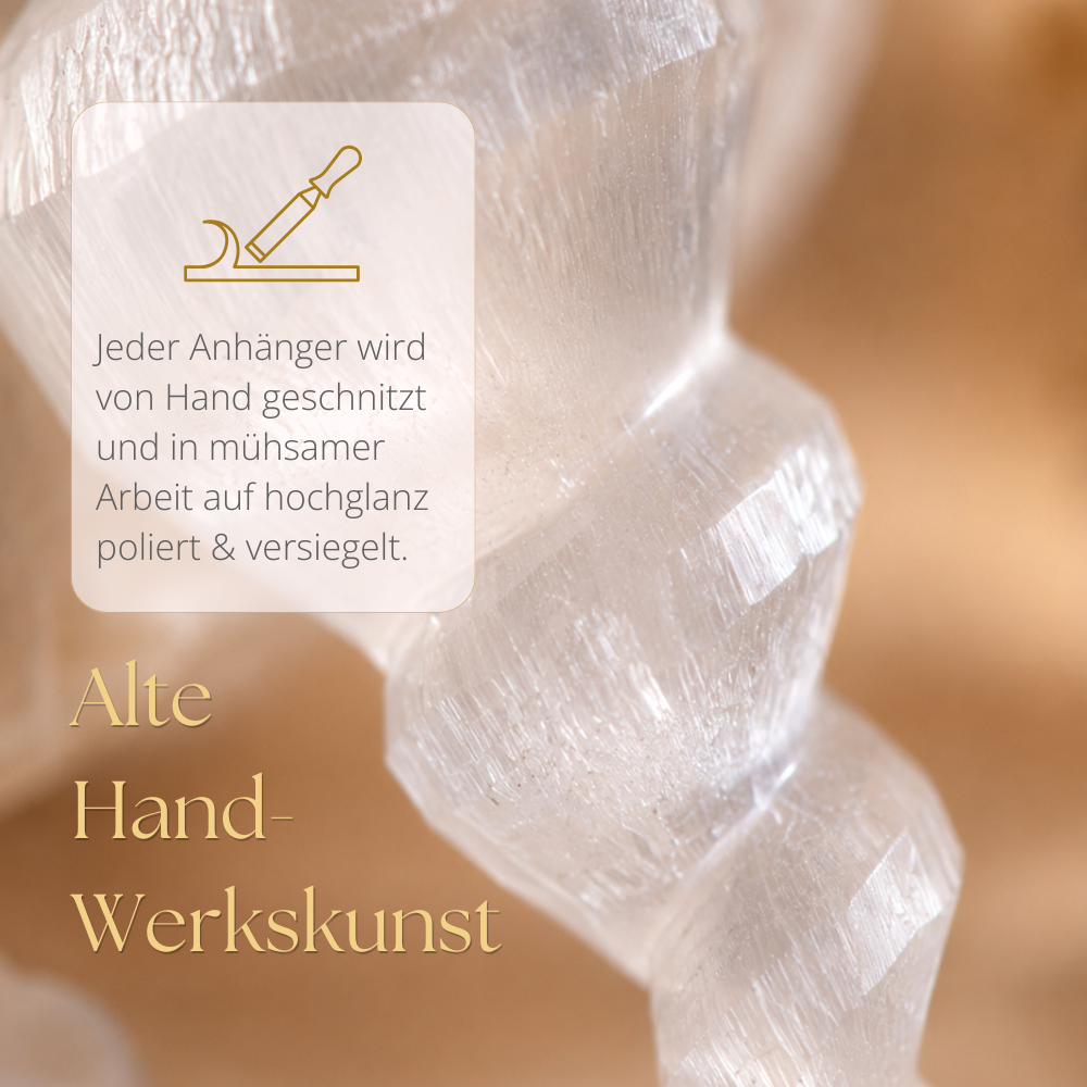 Selenit Anhänger 