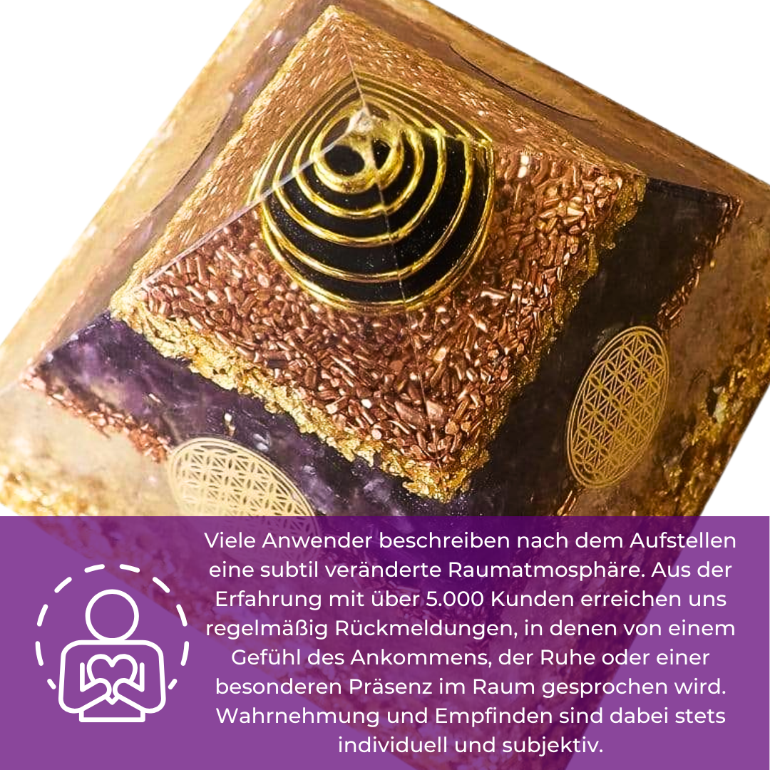 Orgon Generator Pyramide Groß - Innere Harmonie