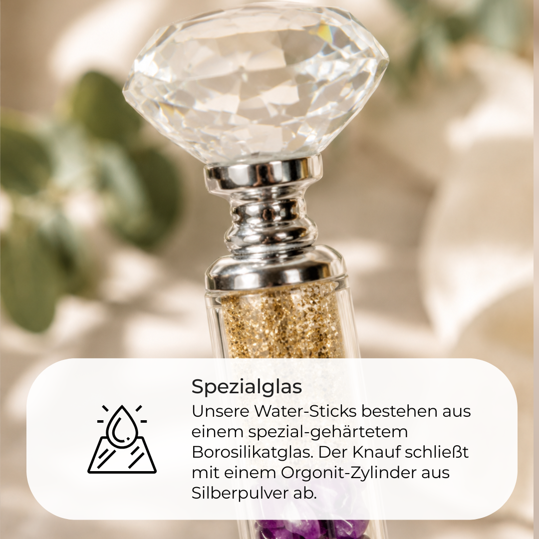 Edelstein Wasserstab 