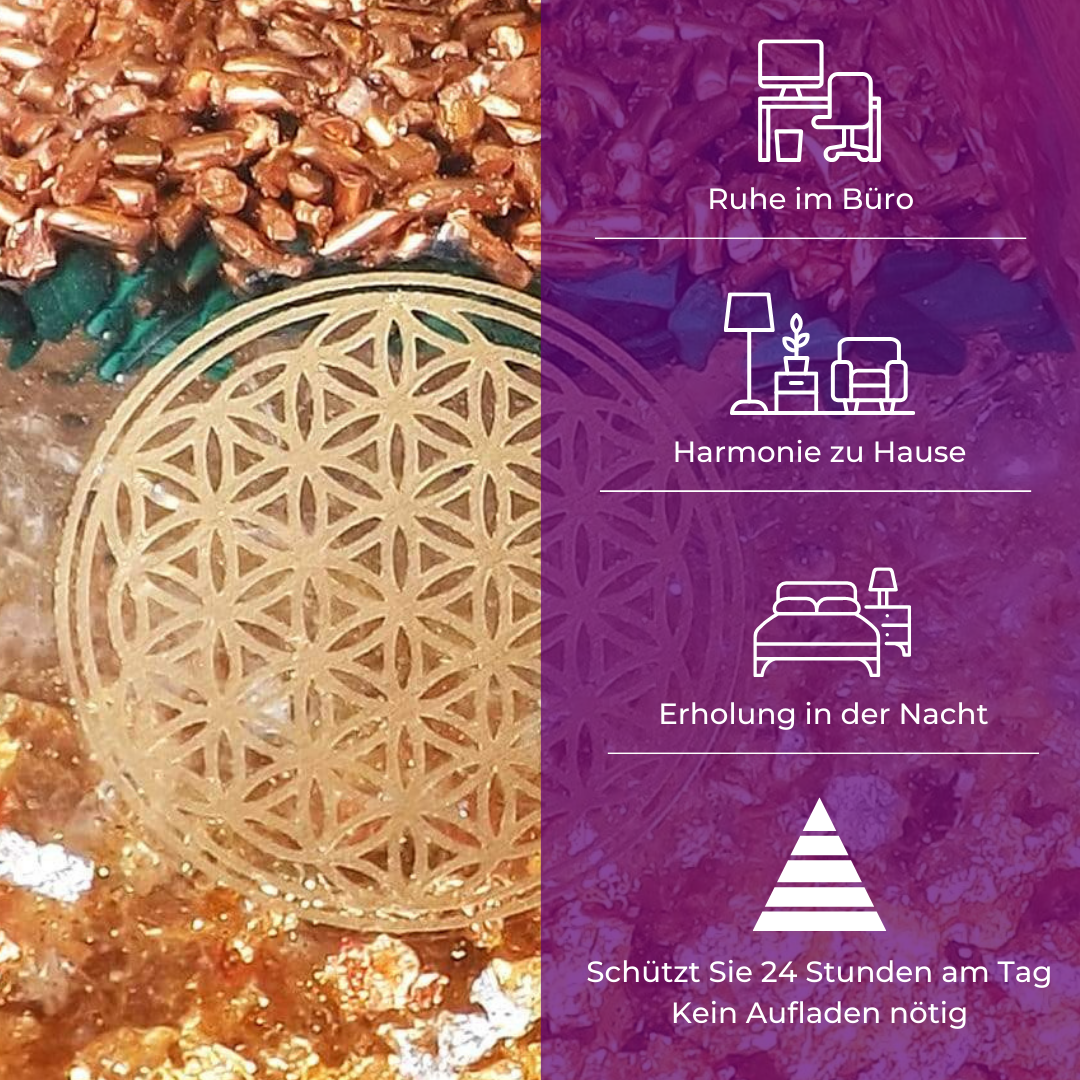 Orgonit Pyramide –  Klarheit, Konzentration