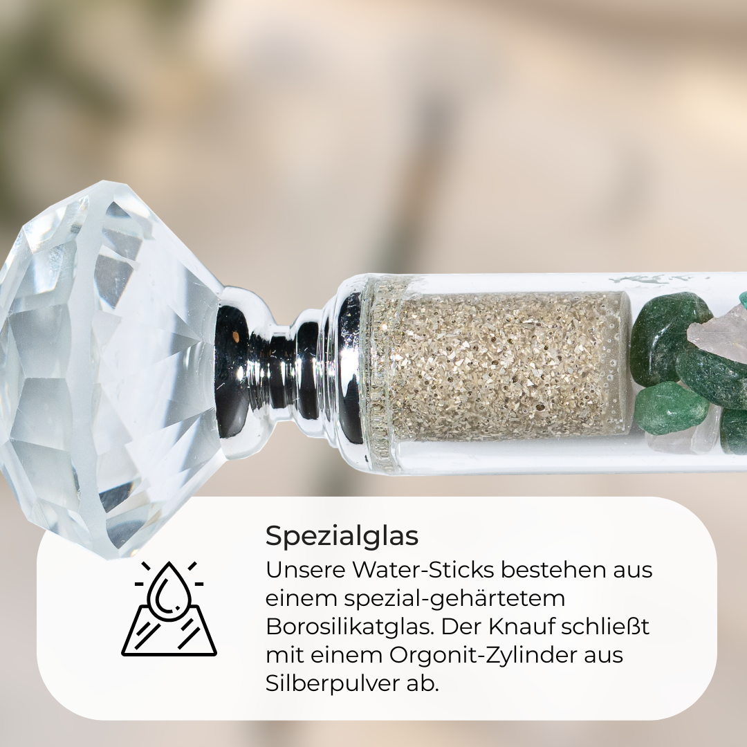 Edelstein Wasserstab 