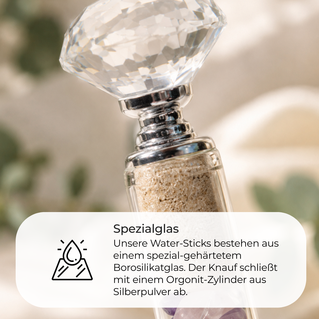 Edelstein Wasserstab 