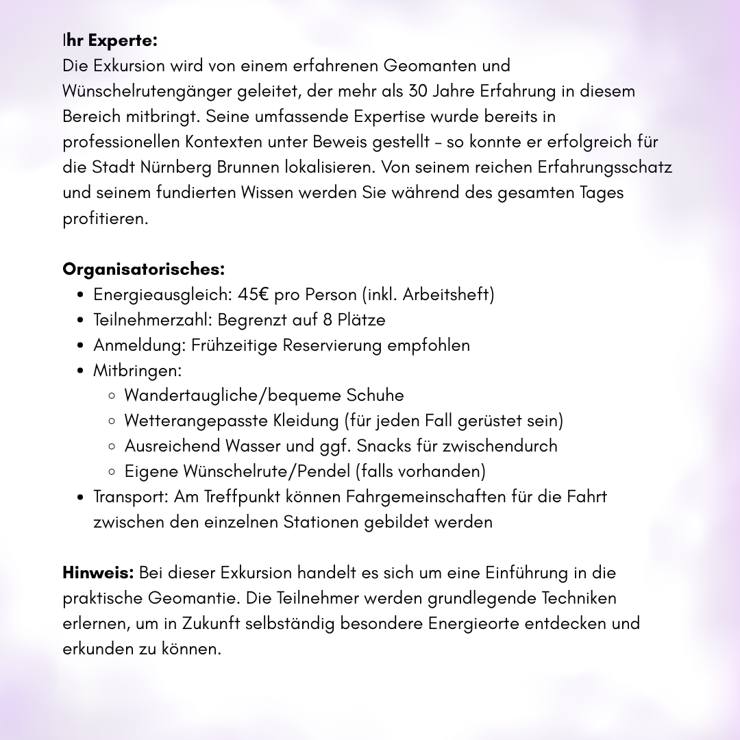 Geomantischer Tagesexkurs 31.5.2025