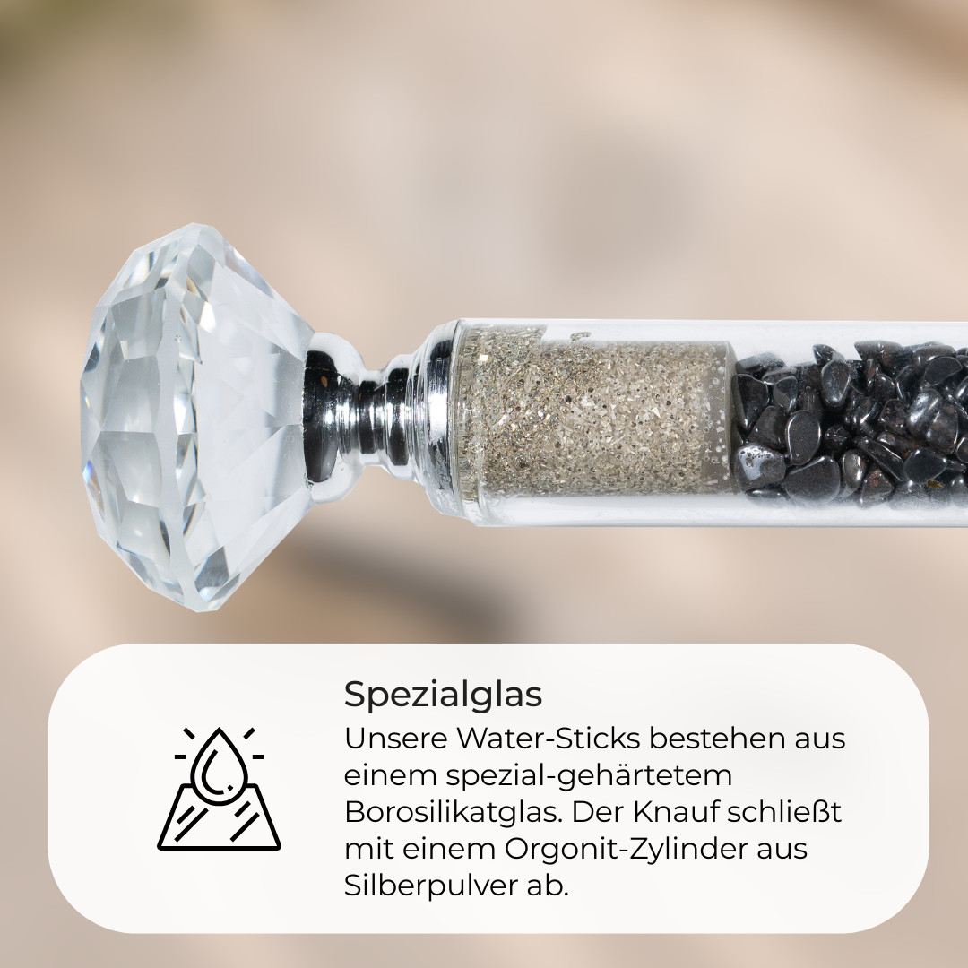 Edelstein Wasserstab 