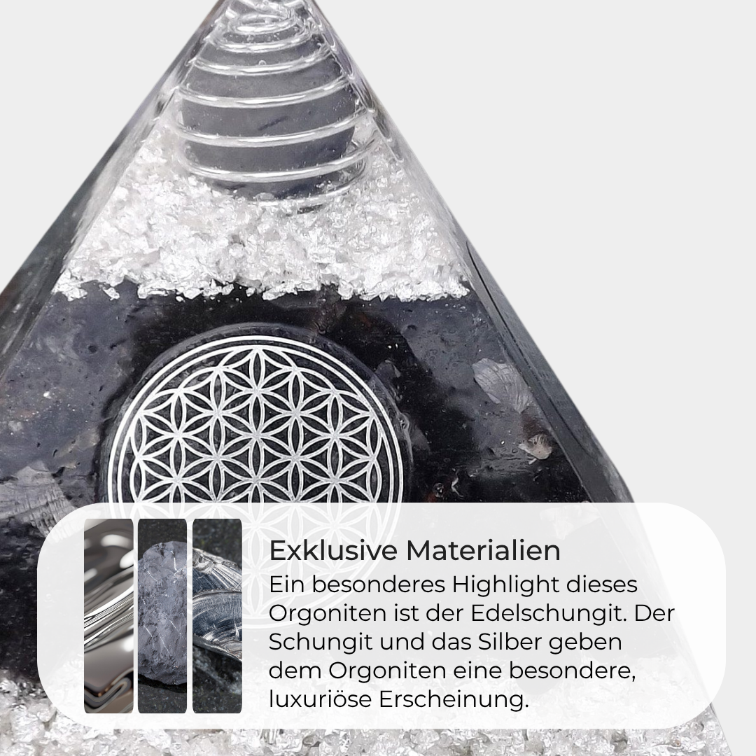 Edelschungit Pyramide - Stiller Wächter