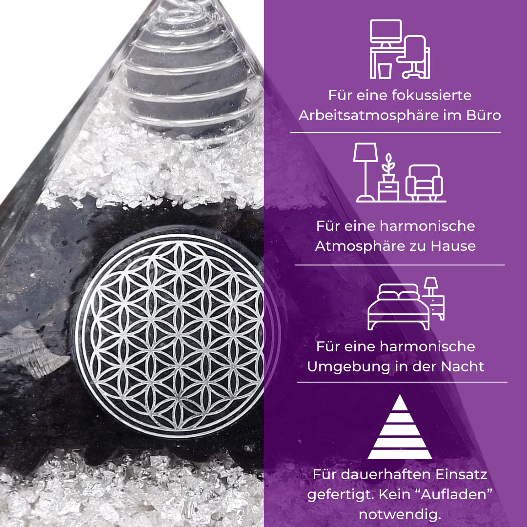 Edelschungit Pyramide - Stiller Wächter