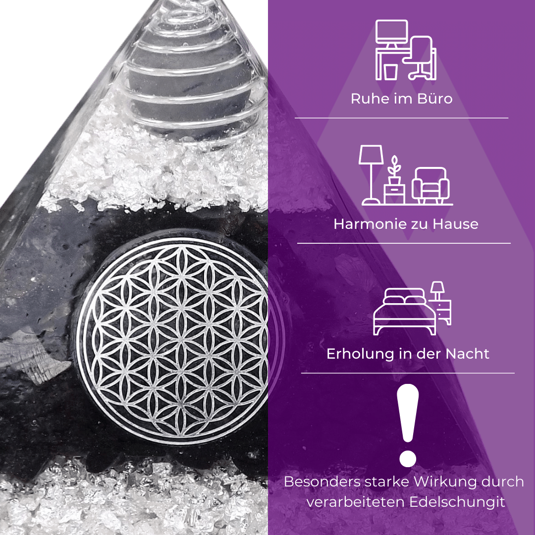Edelschungit Pyramide - Schutzschild, Regeneration
