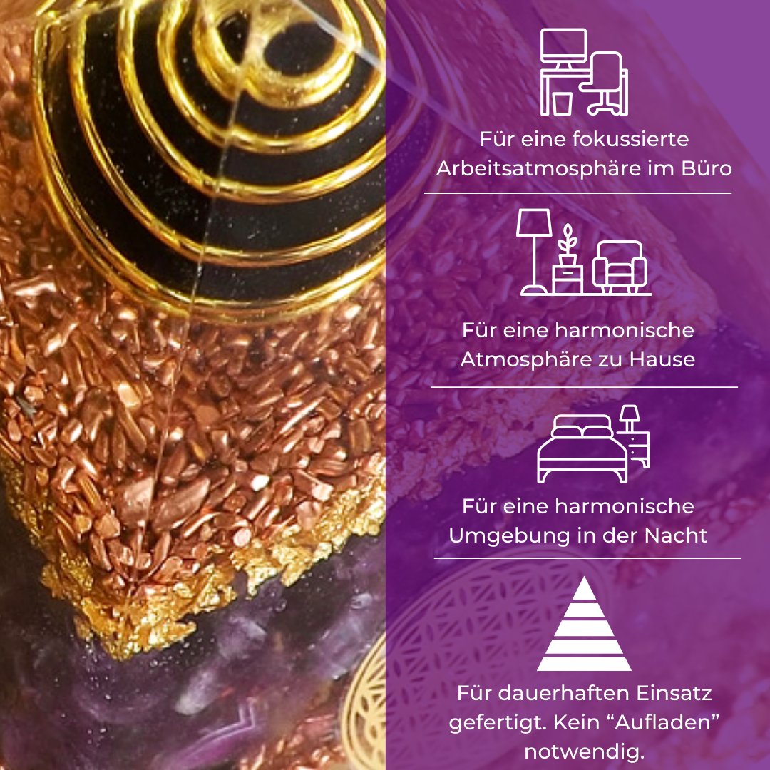 Orgon Generator Pyramide Groß - Innere Harmonie