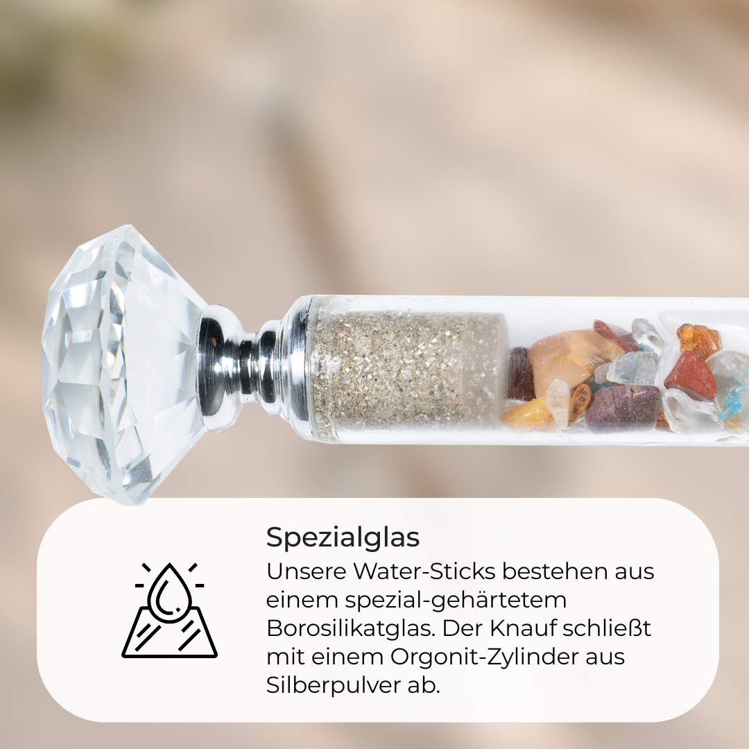 Edelstein Wasserstab 