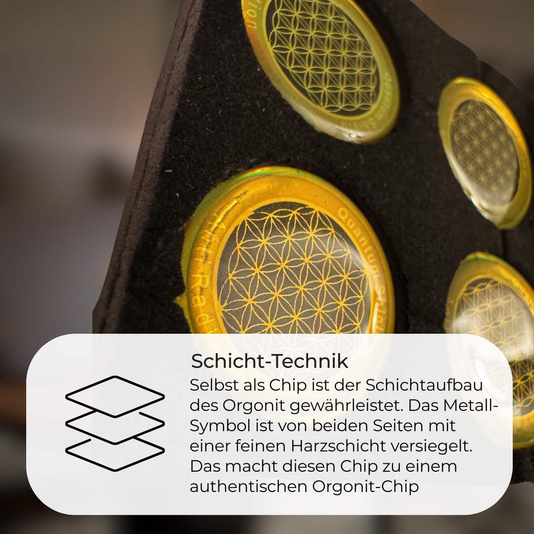 Orgonit Chip zum Aufkleben
