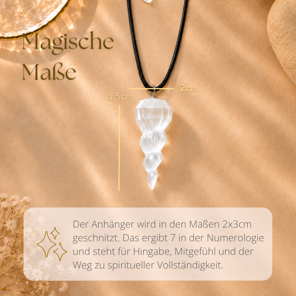 Selenit Anhänger 