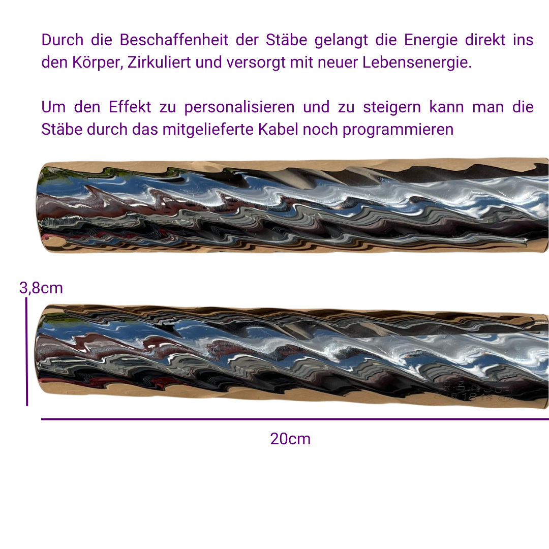 Orgon Energiestäbe - Manuelles Energieaufladen