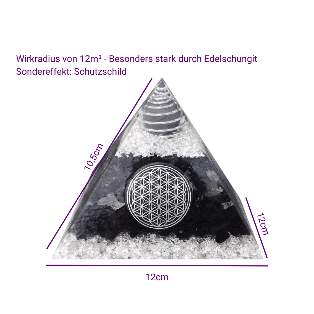 Edelschungit Pyramide - Schutzschild, Regeneration