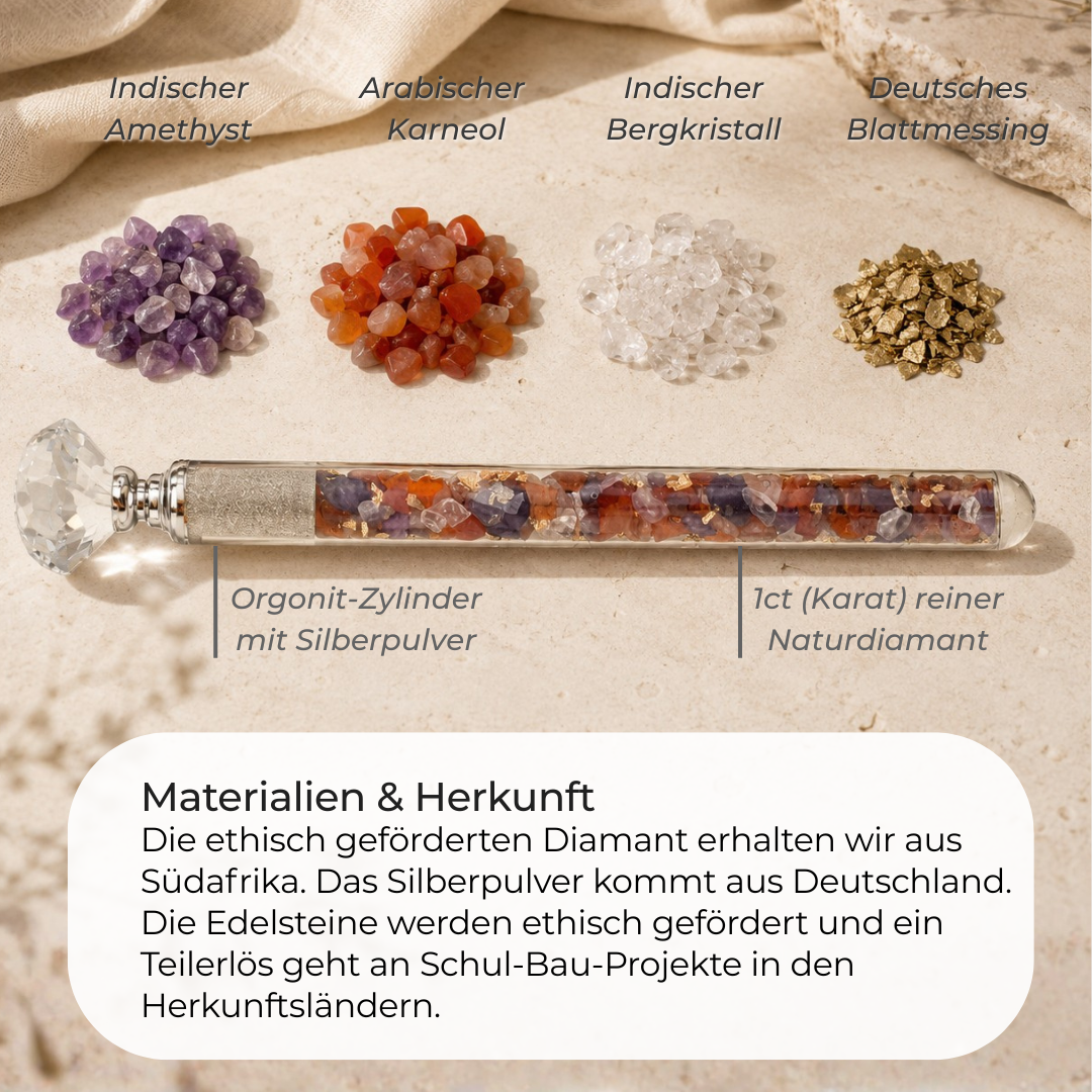 Edelstein Wasserstab 