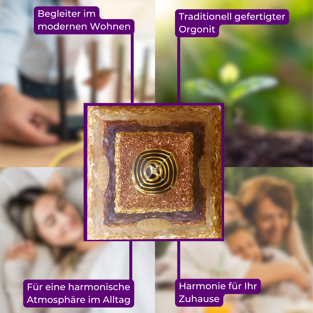 Orgon Generator Pyramide Groß - Innere Harmonie