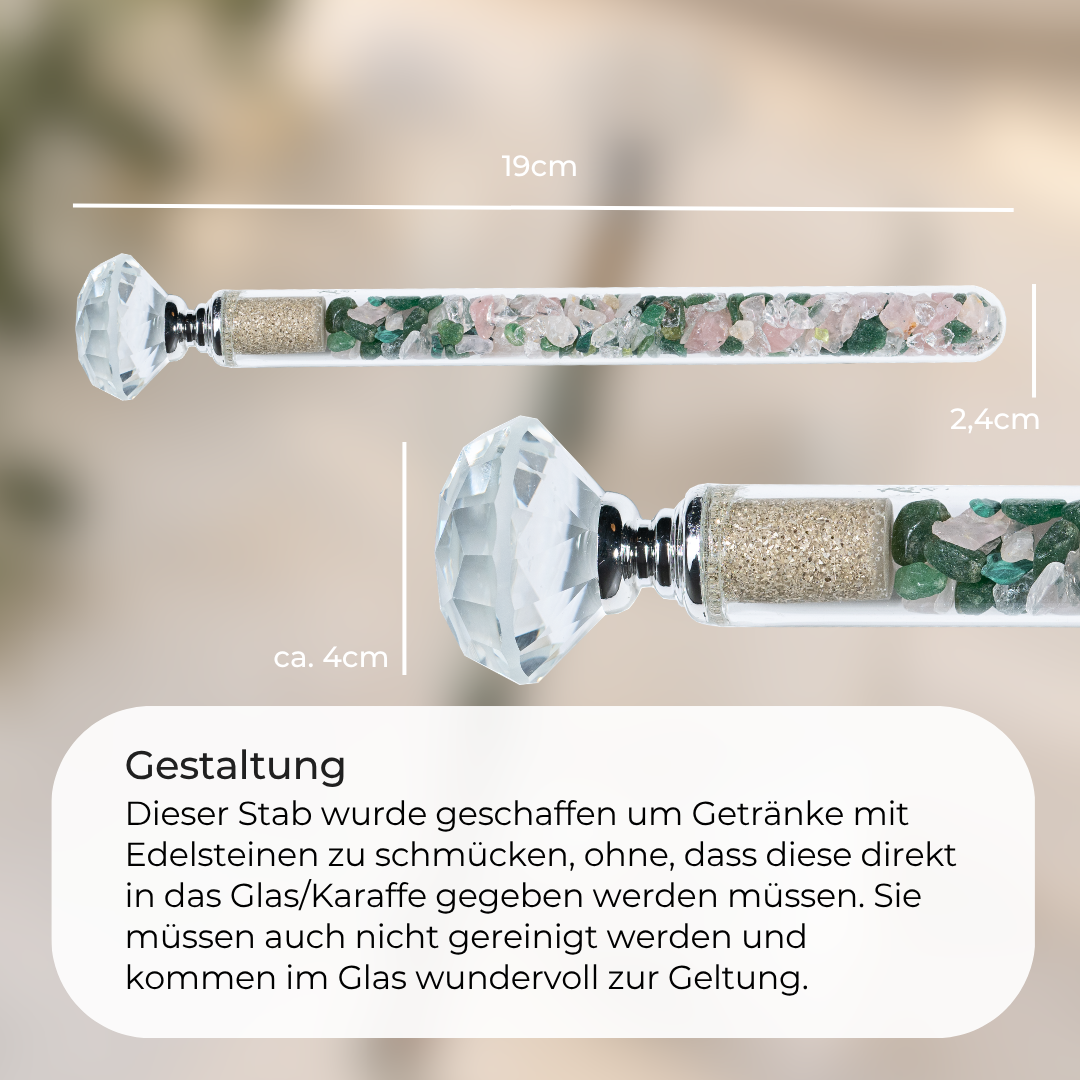 Edelstein Wasserstab 