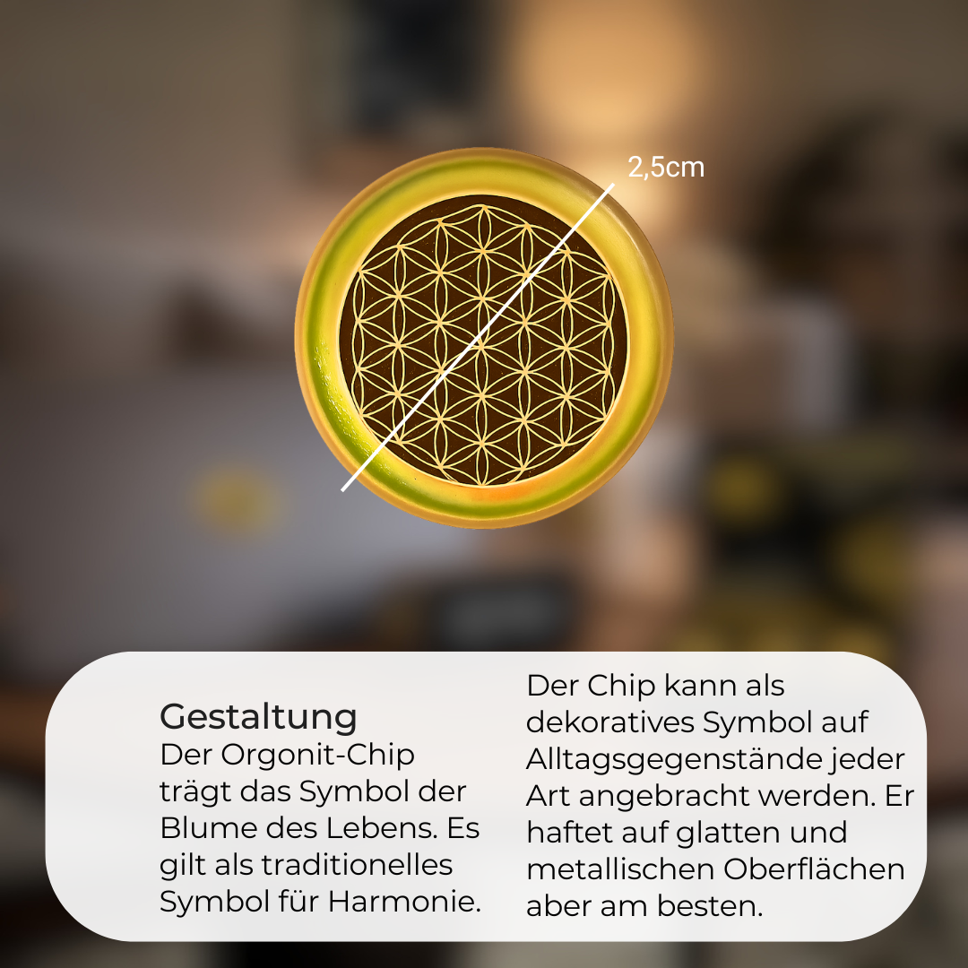 Orgonit Chip zum Aufkleben