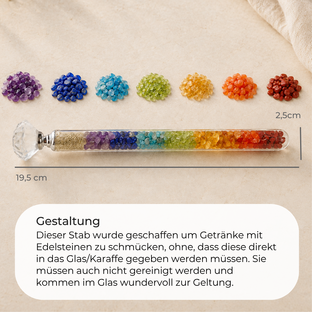 Edelstein Wasserstab 