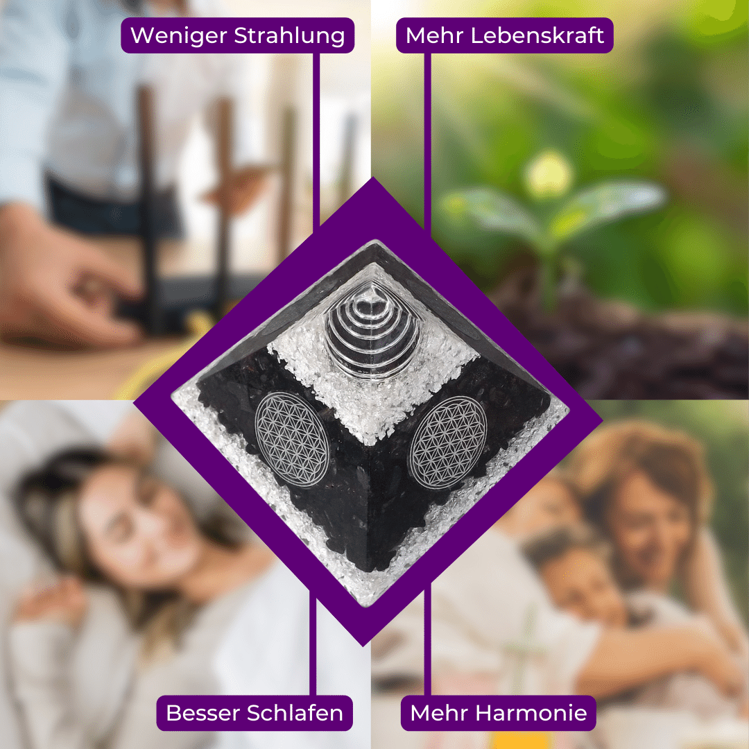 Edelschungit Pyramide - Schutzschild, Regeneration