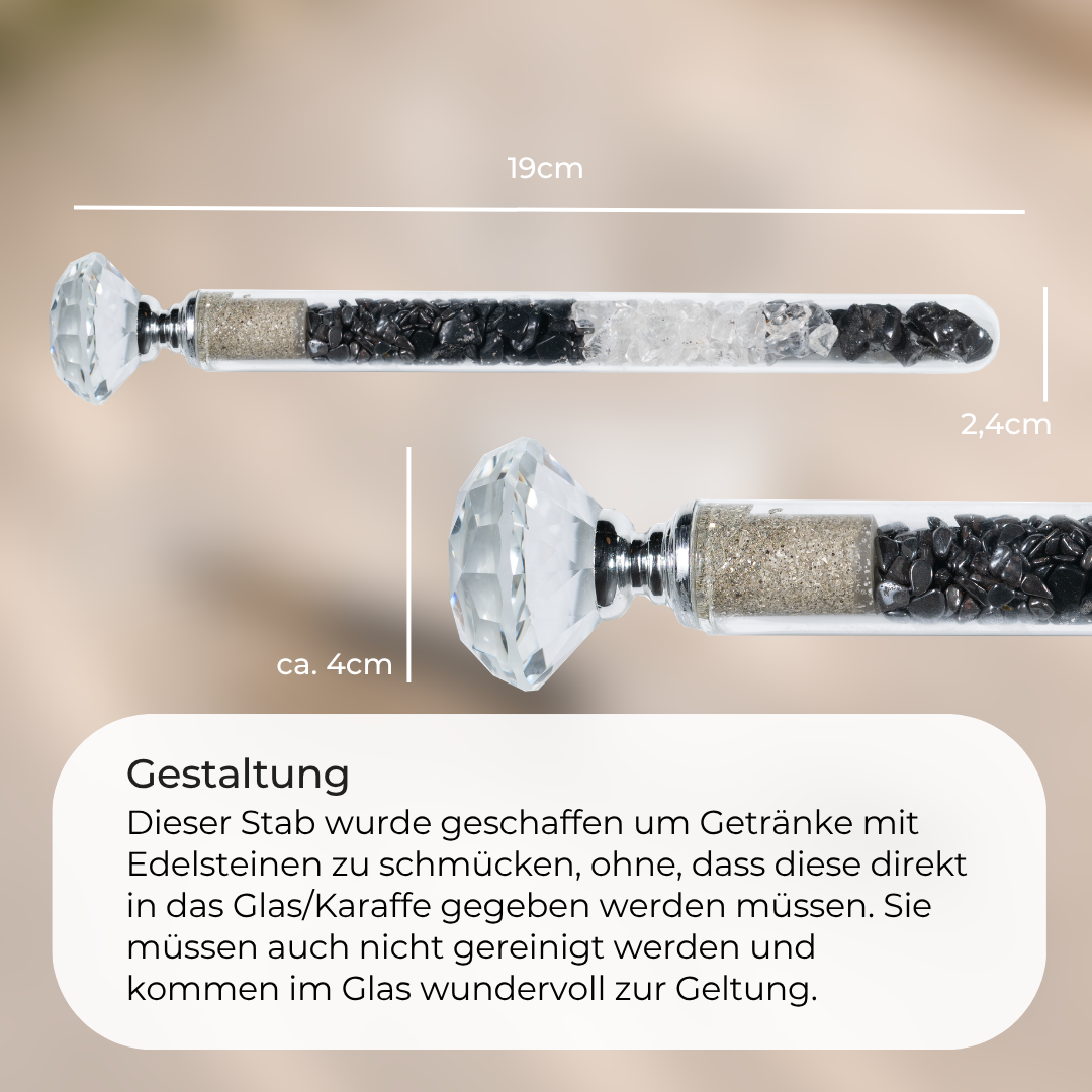 Edelstein Wasserstab 