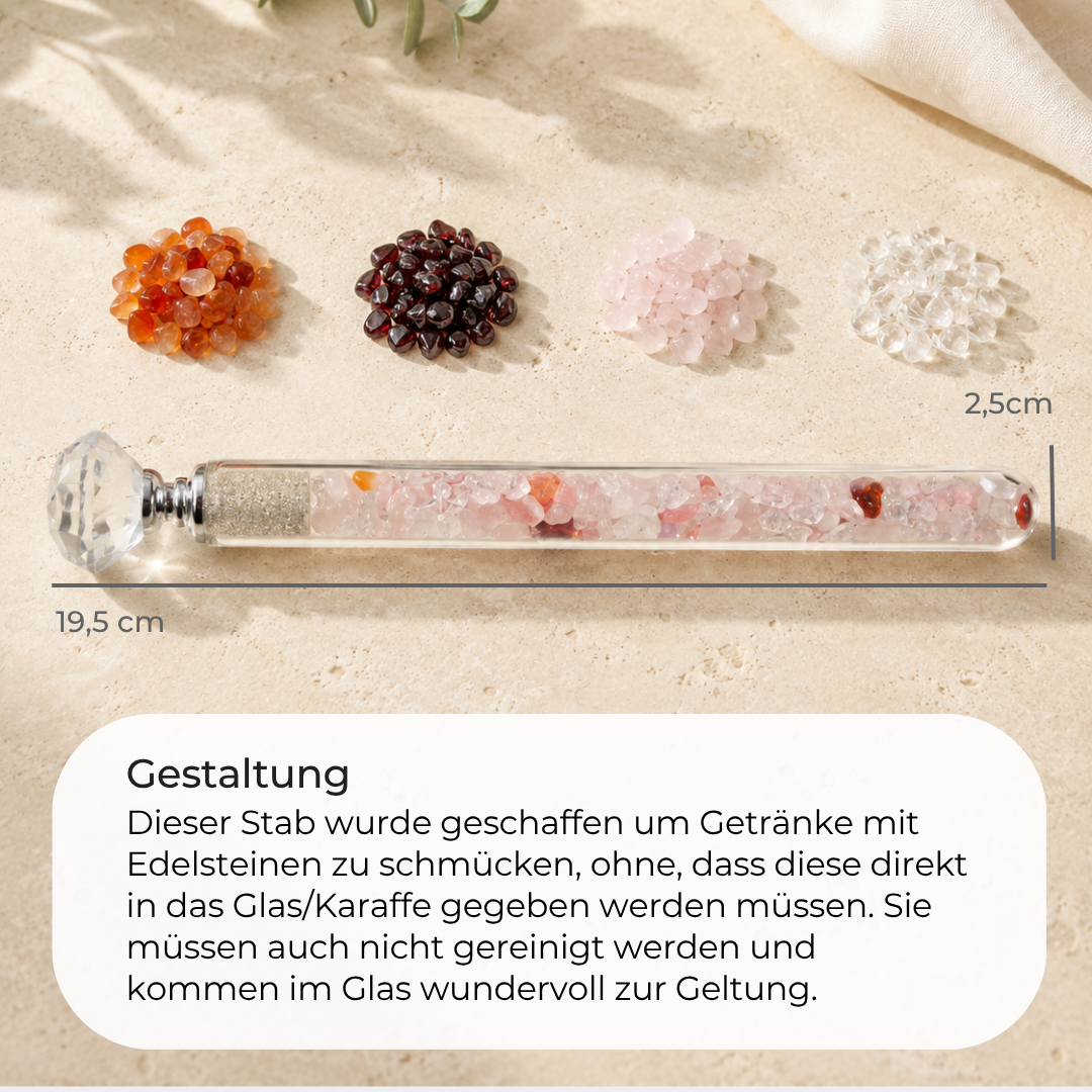 Edelstein Wasserstab 