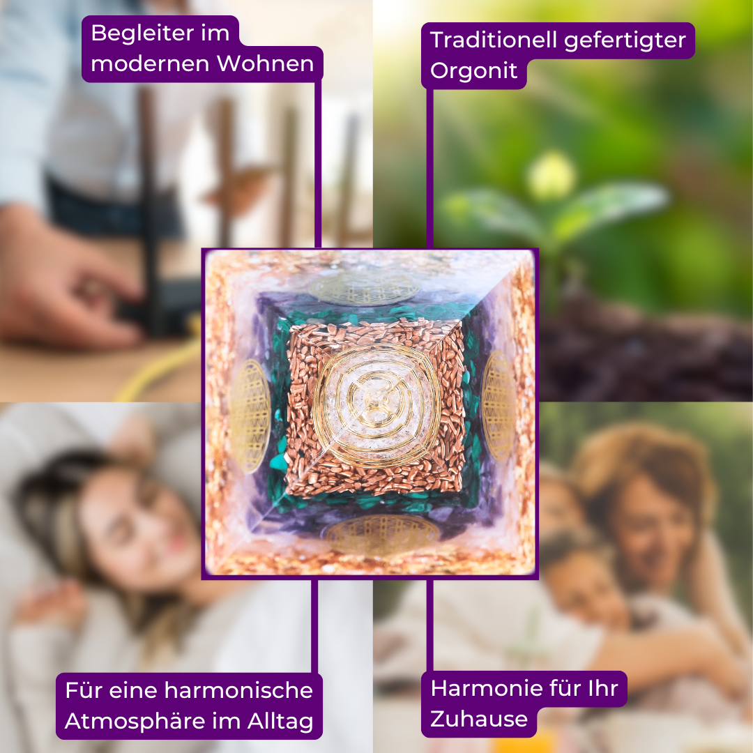 Orgon Generator Pyramide - Innere Balance, Konzentration