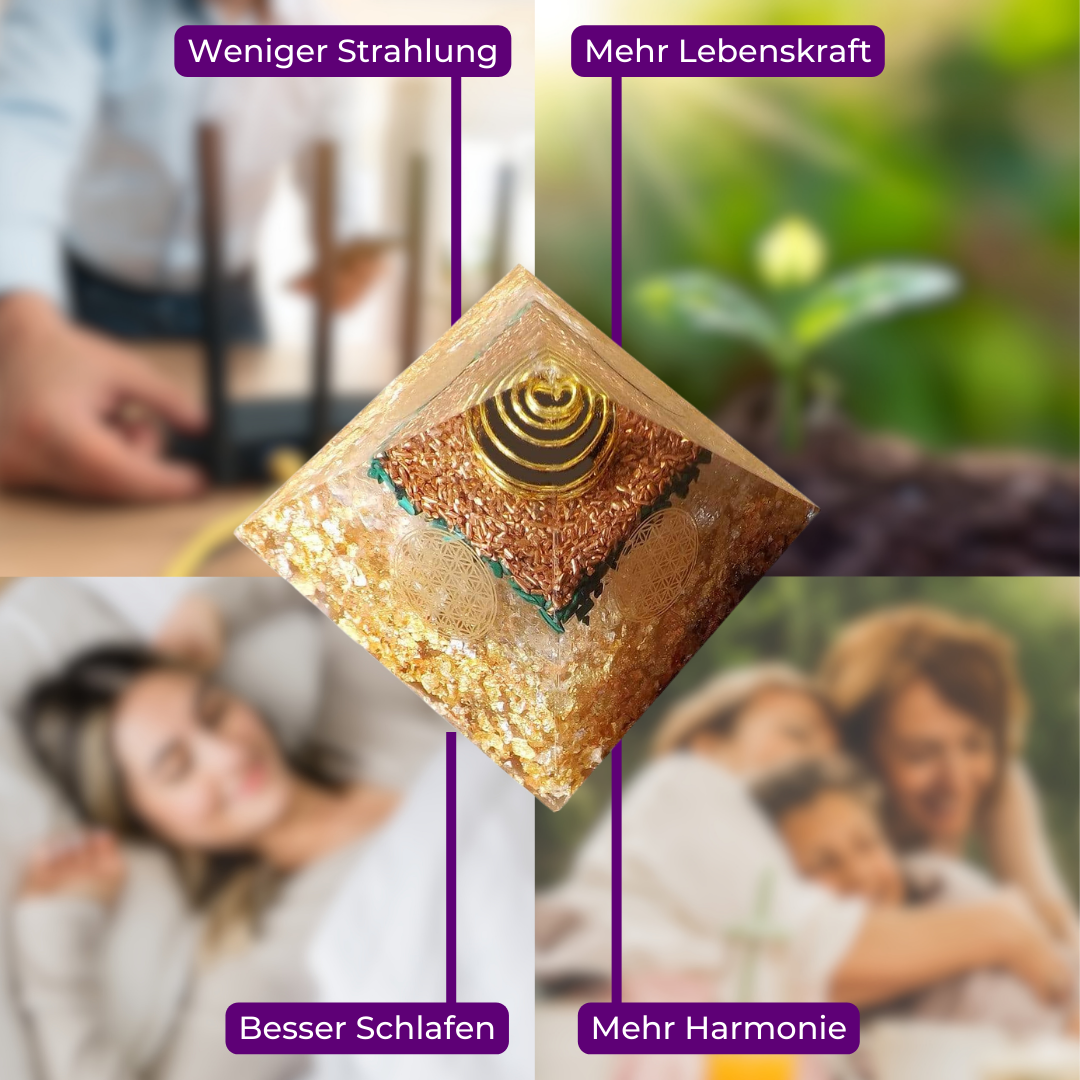 Orgonit Pyramide –  Klarheit, Konzentration