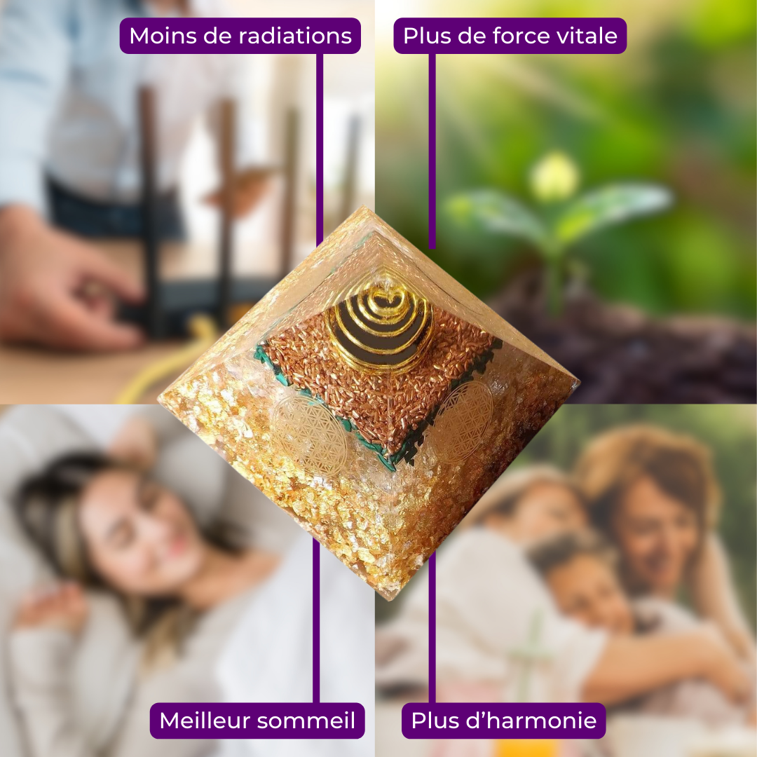 Pyramide Orgonite - Clarté, Concentration
