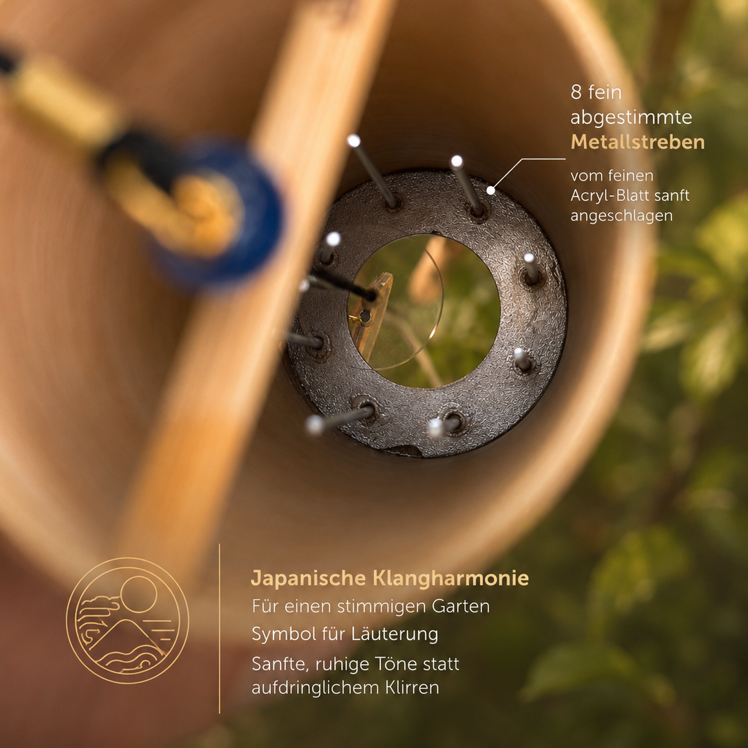 Hibiki Windspiel mit Orgonit