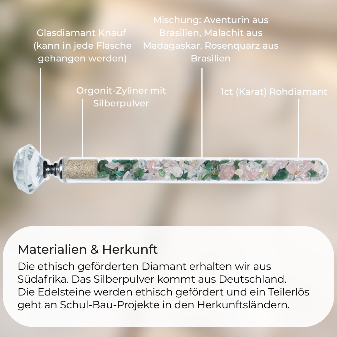 Edelstein Wasserstab 
