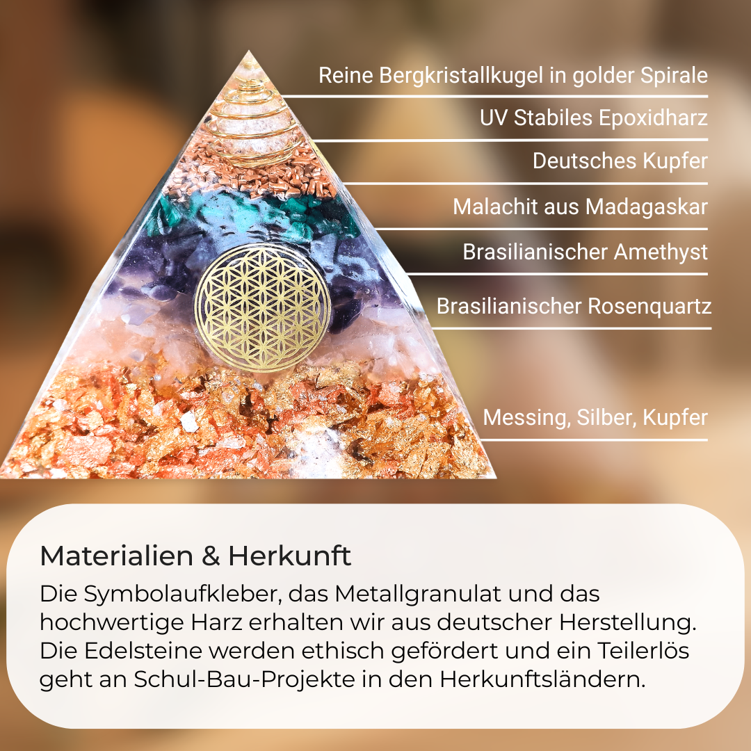 3 Orgoniten im Set - 